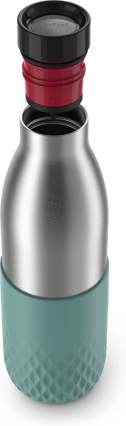 Tefal Bludrop Sleeve -dryckesflaska, 0,7 L, grön/stål