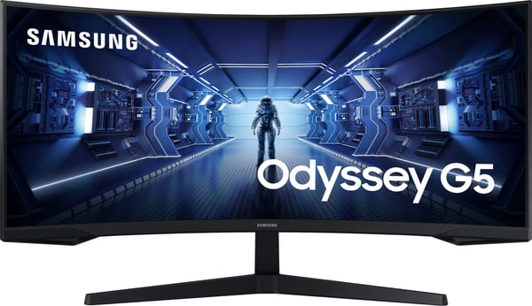 Samsung Odyssey G5 (C34G55) 34" WQHD buet spilskærm