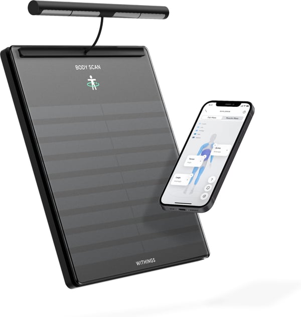 Withings Body Scan -smartvægt, sort
