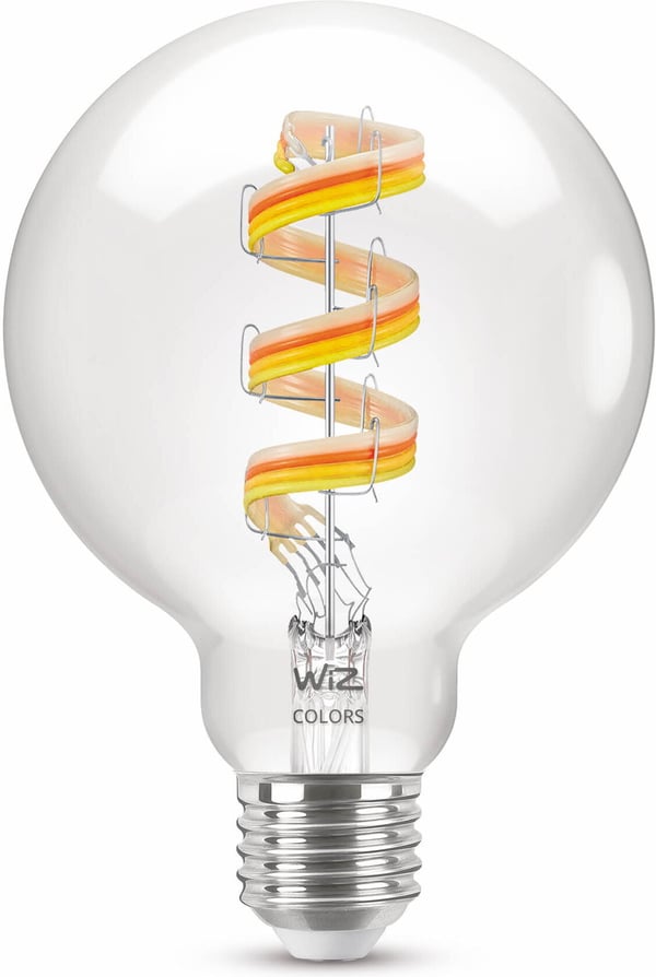 WiZ smartlampa, E27, G95, RGB, Wi-Fi, 2200-6500 K, 470 lm, 1 st