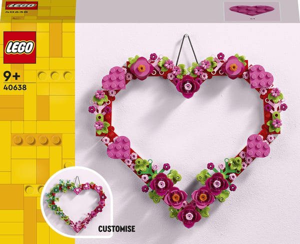 LEGO Hjärtdekoration Heminredning 40638