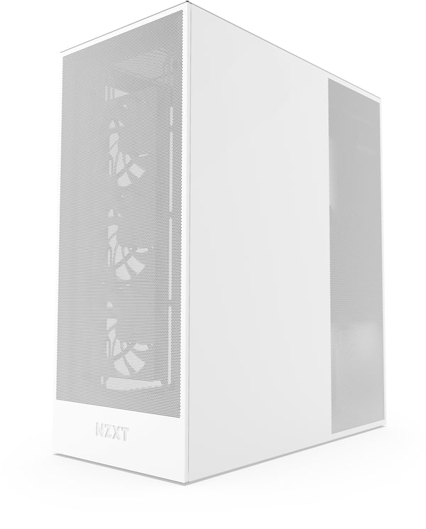 NZXT H7 Flow (2024) ATX-chassis med vindue, hvid