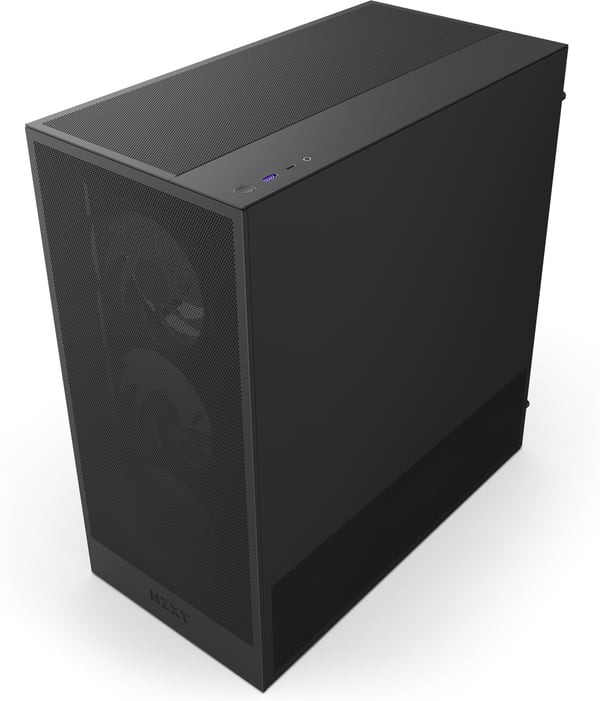 NZXT H5 Flow RGB (2024) ATX-chassis med vindue, sort