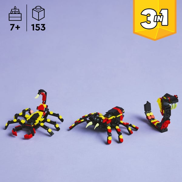 LEGO Creator 31159 – Vilde Dyr: fantastisk edderkop