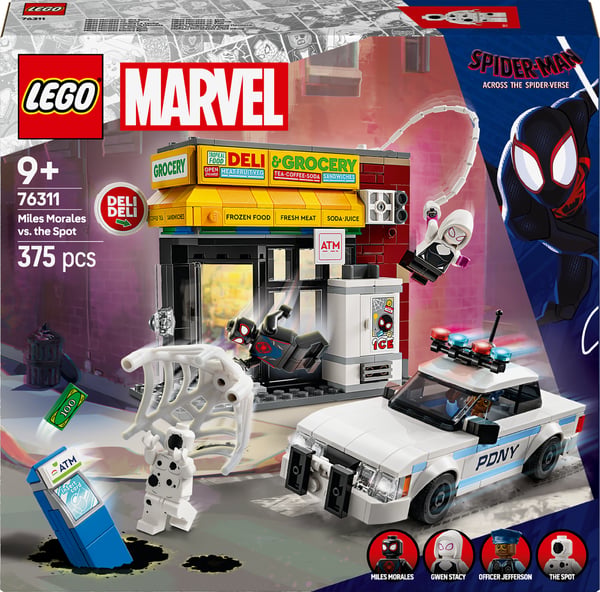 LEGO Super Heroes Marvel 76311 – Spindeluniversum: Miles Morales mot Prick