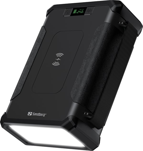 Sandberg Survivor 8-i-1 portabel laddare, 96000 mAh