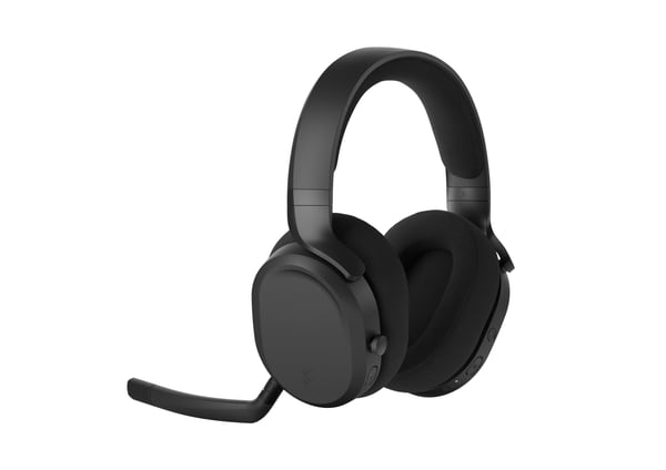 Fractal Design Scape Dark trådlösa spelhörlurar, svart