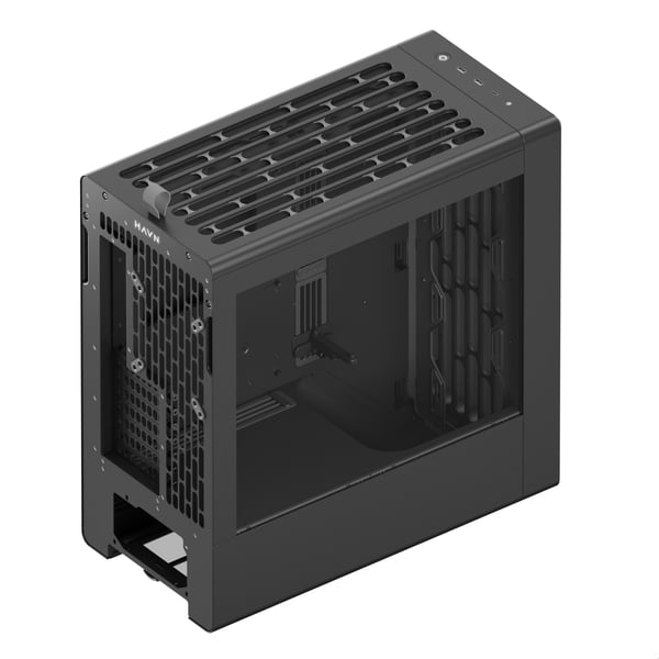 HAVN BF 360 Mid Tower ATX-chassi, svart