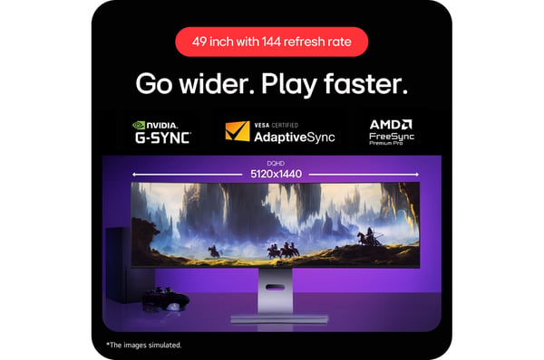 LG UltraWide 49U950A 49" DQHD skärm