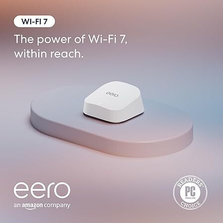 eero 7 BE5000 Dual-Band Wi-Fi 7 mesh-router, 1 st