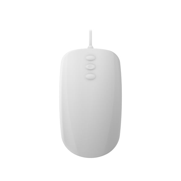Contour Active Key QuickClean Medical Mouse 5-knappars PMH3-mus, vit