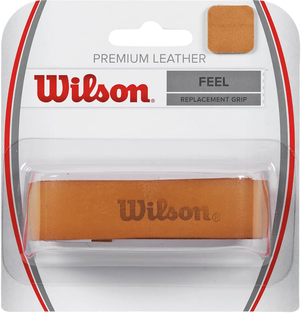 Wilson Premium Lædergreb - greb, brun læder, 1 stk
