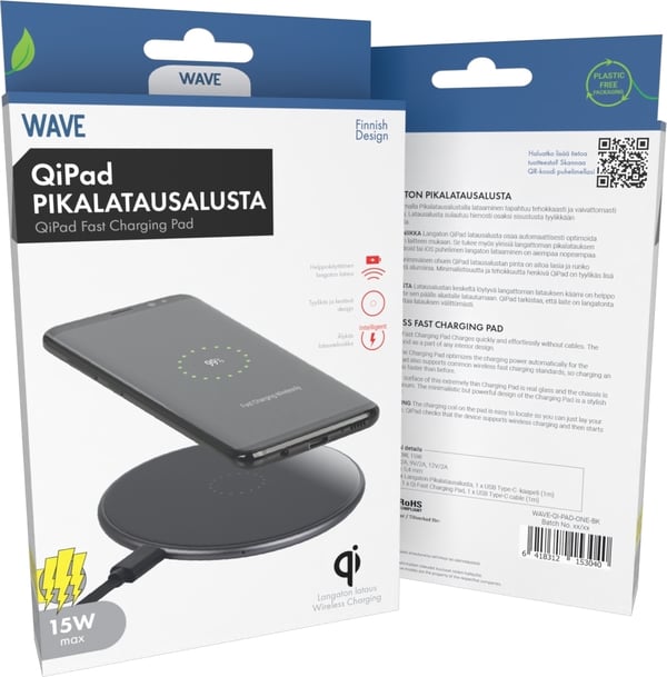 Wave QiPad trådlös laddare