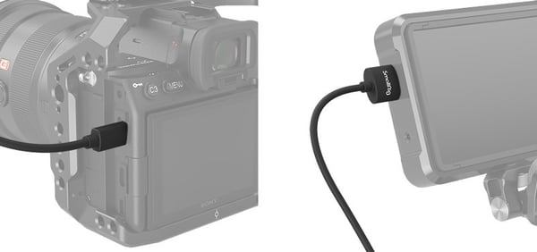 SmallRig 3042 Micro HDMI-HDMI-kabel, 35 cm
