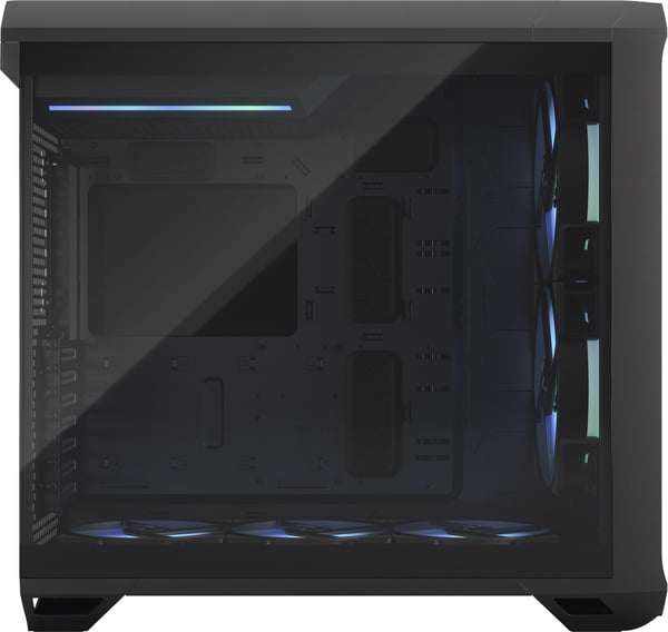 Fractal Design Torrent Svart RGB TG Lätt Tint E-ATX-chassi med fönster, svart