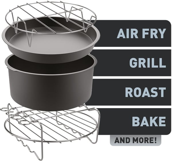 OBH Nordica/Tefal Easy Fry -tilbehørssæt til OBH Nordica XXL airfryer-modeller
