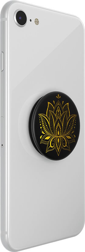 PopSockets PopGrip holder, Golden Prana Black