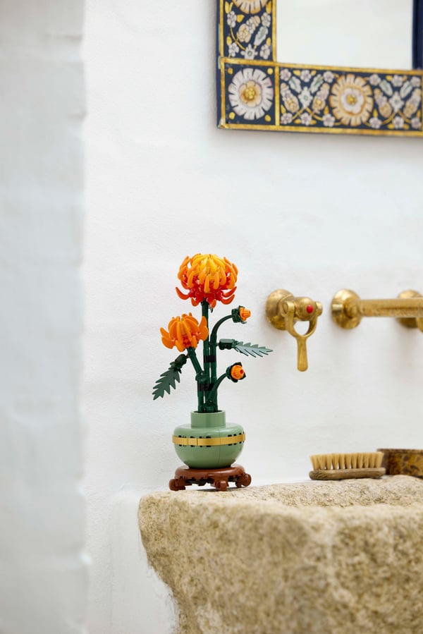 LEGO Icons Krysantemum Byggset med blomsterprydnad 10368