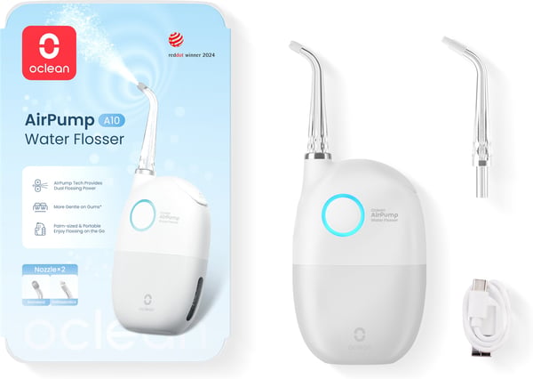 Oclean AirPump A10 - tandemellemrumsopvasker, hvid