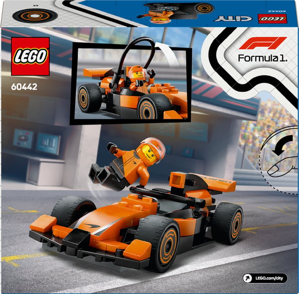 LEGO City 60442 – F1-fører og McLaren-racebil