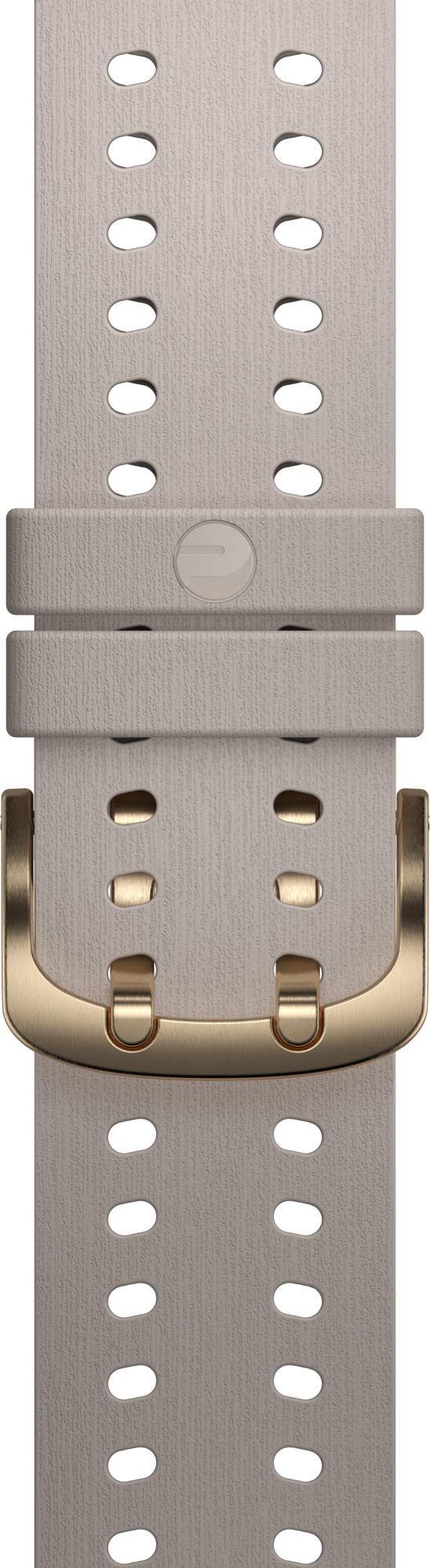 Polar silikonerem til sport 22 mm, greige / sand, S-L