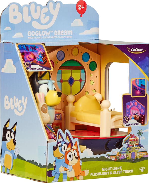 Bluey GoGlow Dream 3-i-1 natlampe og søvnassistance