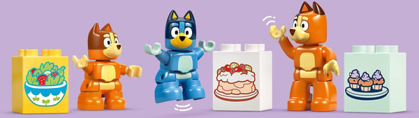 LEGO DUPLO Bluey 10459 Blueys familjehus och memoryspel