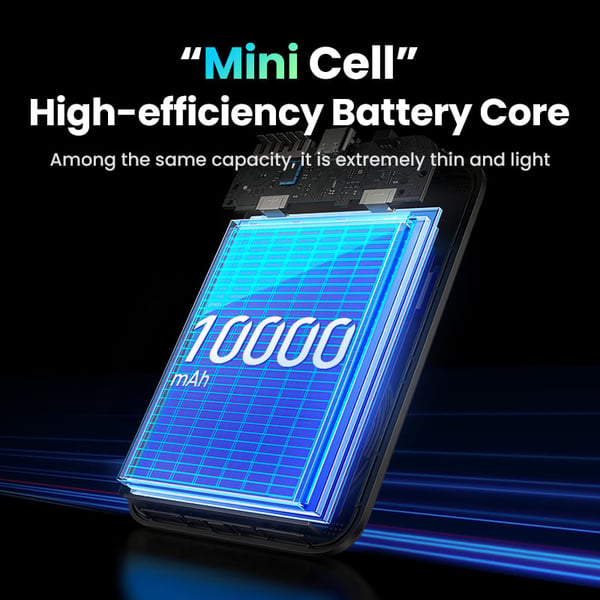 Ugreen Magnetisk Trådlös Power Bank reservbatteri, 10 000 mAh