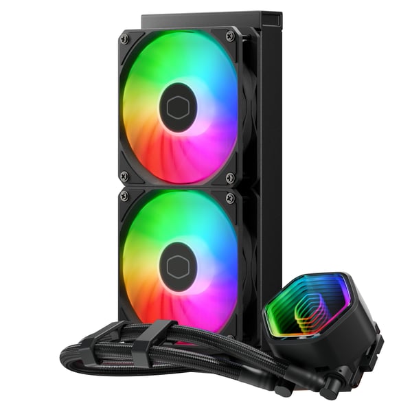 Cooler Master MasterLiquid 240 Core II ARGB vätskekylningssystem, svart
