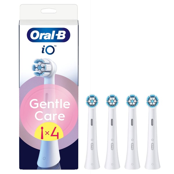 Oral-B iO Gentle Care -ersättningsborstar, 4 st