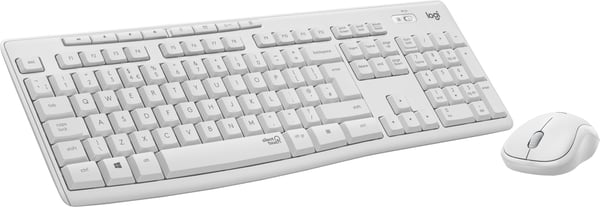 Logitech MK295 -tangentbord och mus, vit