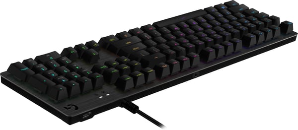 Logitech G512 Carbon Lightsync -spilkeyboard, GX Brown -kontakter