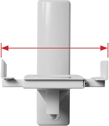 B-Tech BT77-högtalarställningspar, vit