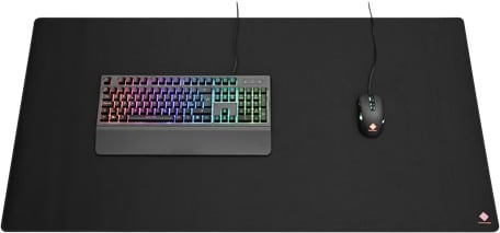 Deltaco Gaming XXL musemåtte, 120 x 60 cm, sort