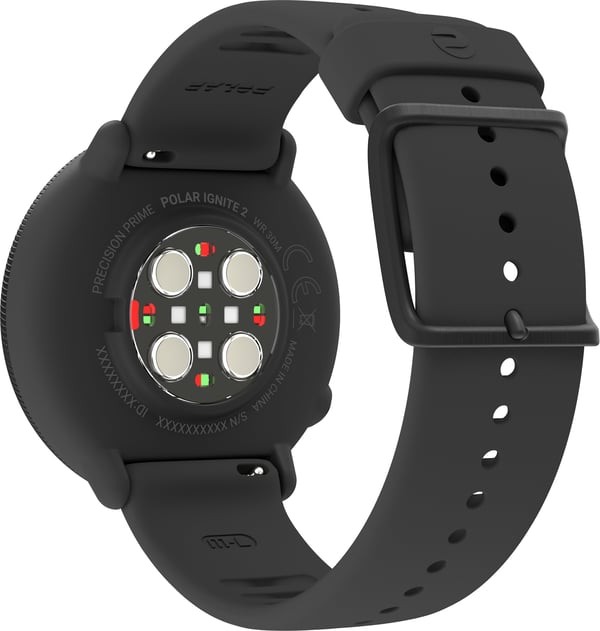 Polar Ignite 2 sports watch, sort perlemor