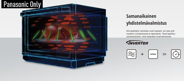 Panasonic NNCD575MEPG mikrobølgeovn, sølv