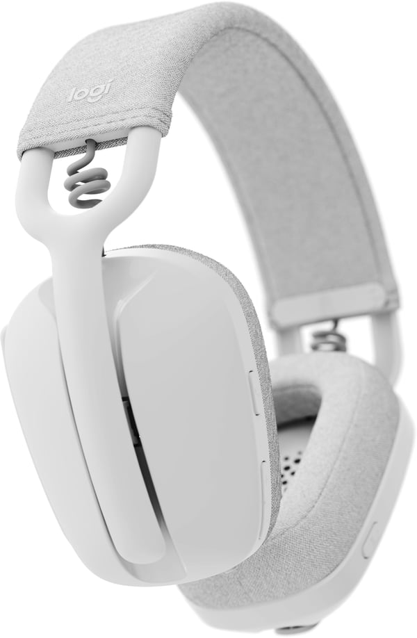 Logitech Zone Vibe 100 trådløse hovedtelefoner, hvid
