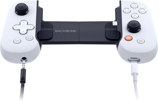 Backbone One til iPhone PlayStation Edition spilcontroller, hvid, PC / PlayStation / Xbox