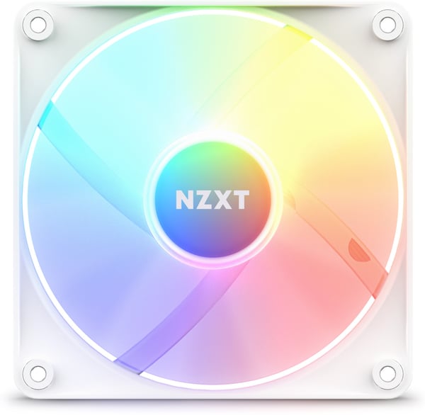 NZXT F120 RGB Core -fläkt, 120 mm, vit