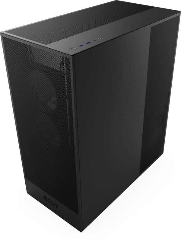 NZXT H7 Flow RGB (2024) ATX-chassis med vindue, sort