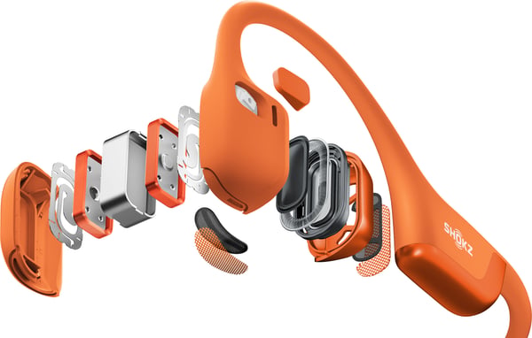 Shokz OpenRun Pro 2 benleks hörlurar, orange