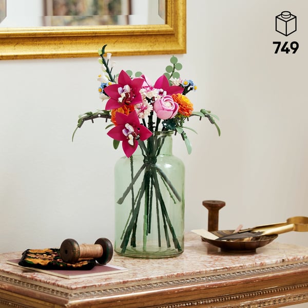 LEGO Botanicals 10342 – Smuk lyserød blomsterbuket