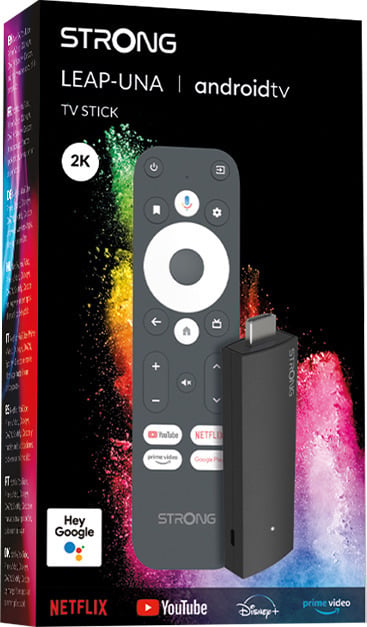 Stærk LEAP-UNA Wi-Fi 2K Android TV medietjeneste