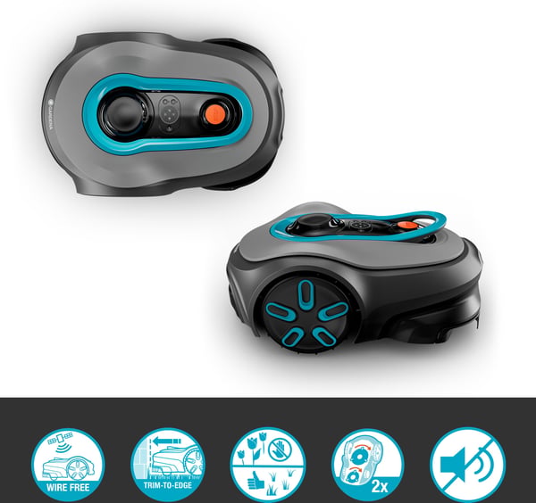 Gardena Smart Sileno Free 1500 robotgräsklippare, gränslös