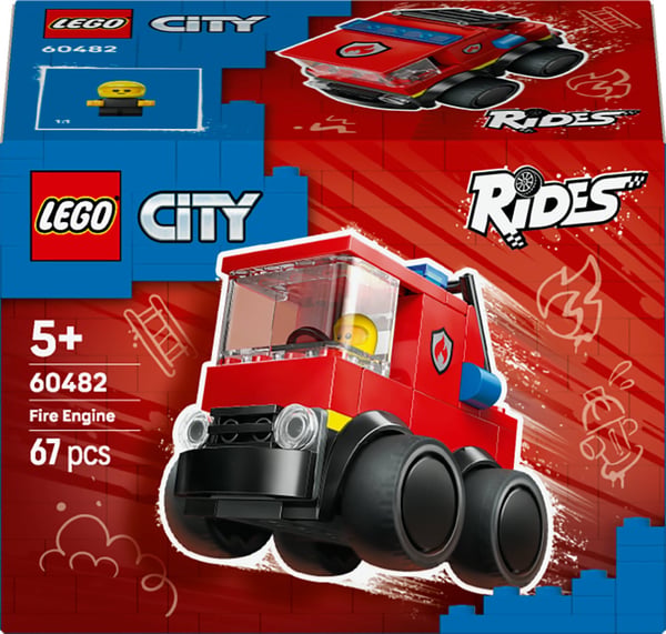 LEGO City Byggklossfordon 60482 Färdmedel – Brandbil