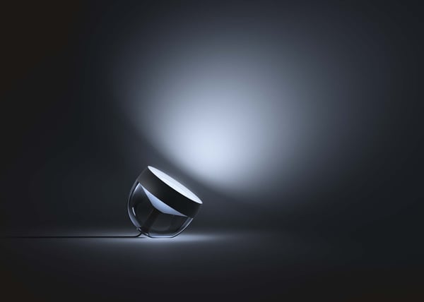 Philips Hue Iris hvid & farvetone - smart bordlampe, sort, BT, 570 lm