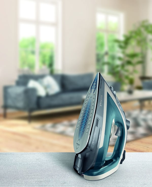 Tefal Ultragliss Plus Anti-Calc FV6842E0 -dampjern, blå