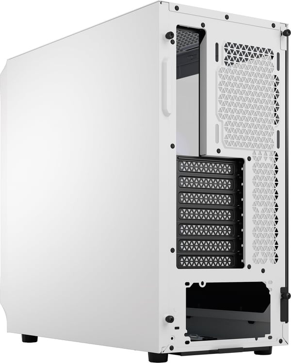 Fractal Design Focus 2 RGB Hvid TG Transparent ATX-kabinet med vindue, hvid