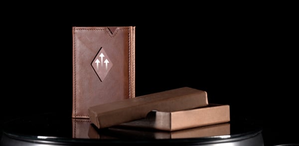 Exentri Miniwallet - tegnebog, hasselnød