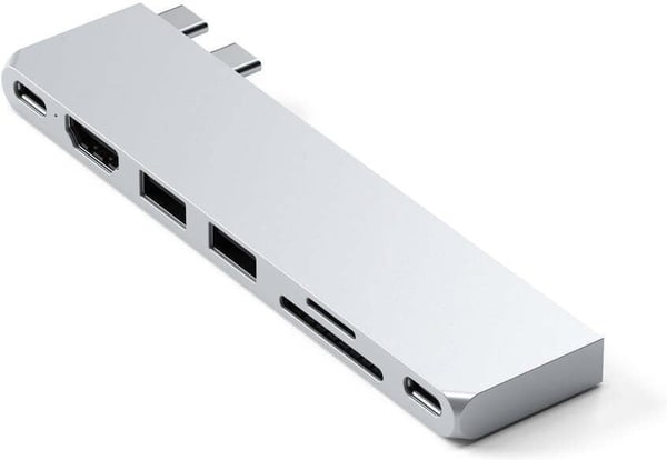 Satechi Pro Hub Slim -adapter, silver
